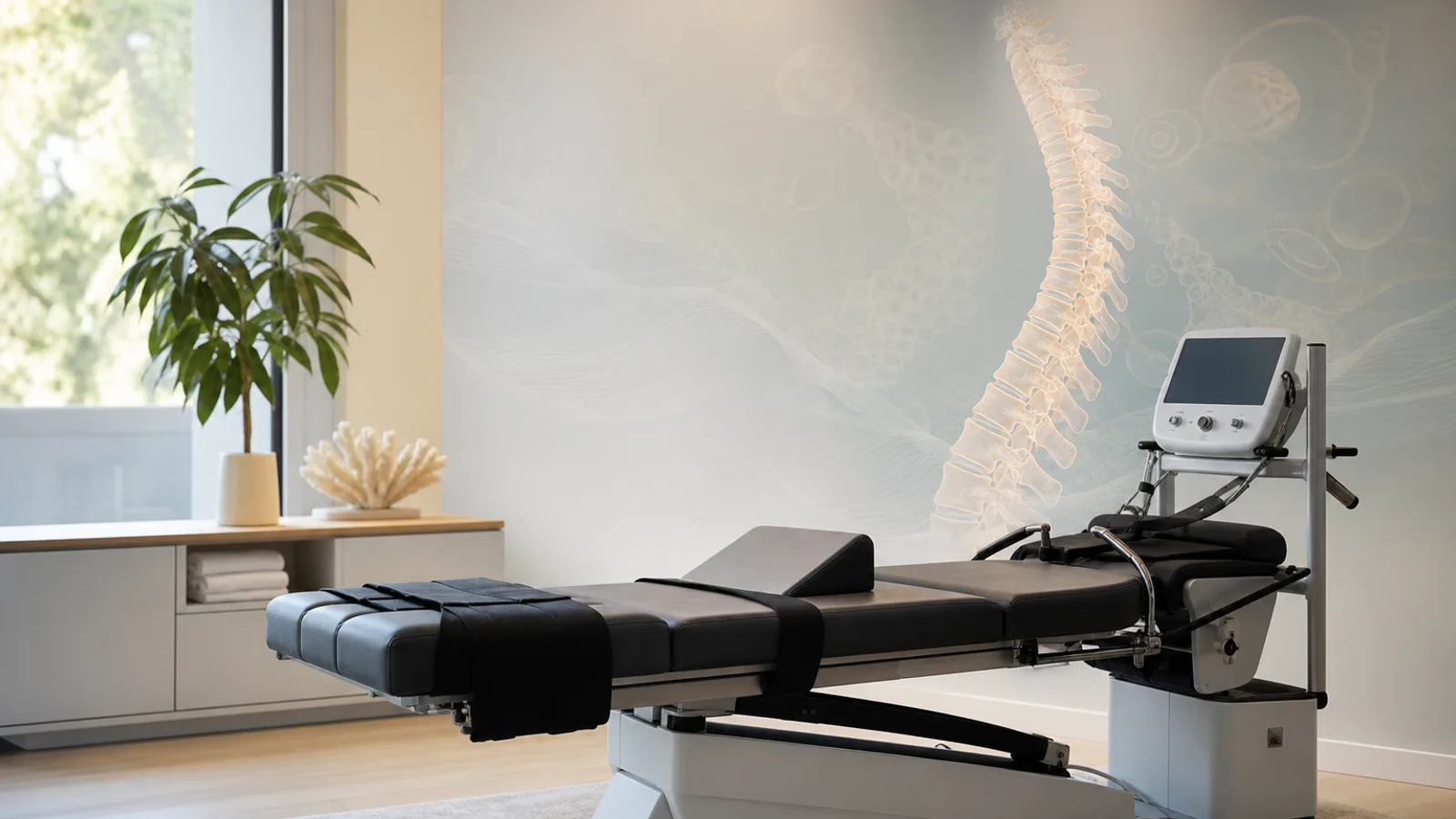 How long does spinal decompression take for adults with back pain