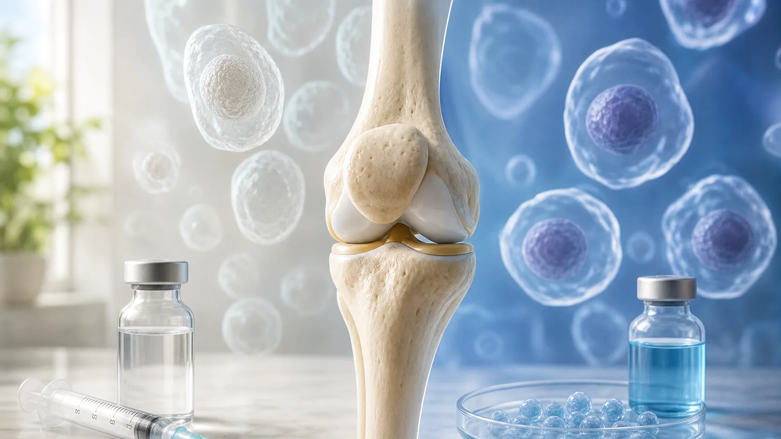 Stem cell therapy vs corticosteroid shots for stubborn joint pain